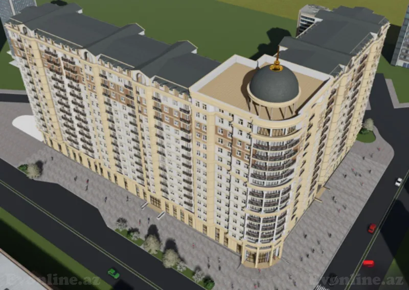 Satılır 1 otaqlı Mənzil Yeni tikili 54.8 m² Bakı, Nərimanov r — Mənzil, Bakı (5)