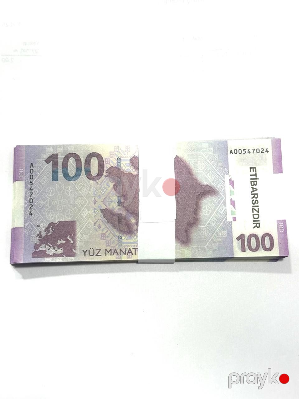 Suvenir pulu 100 AZN, 100 əd — Mallar, Bakı (2)