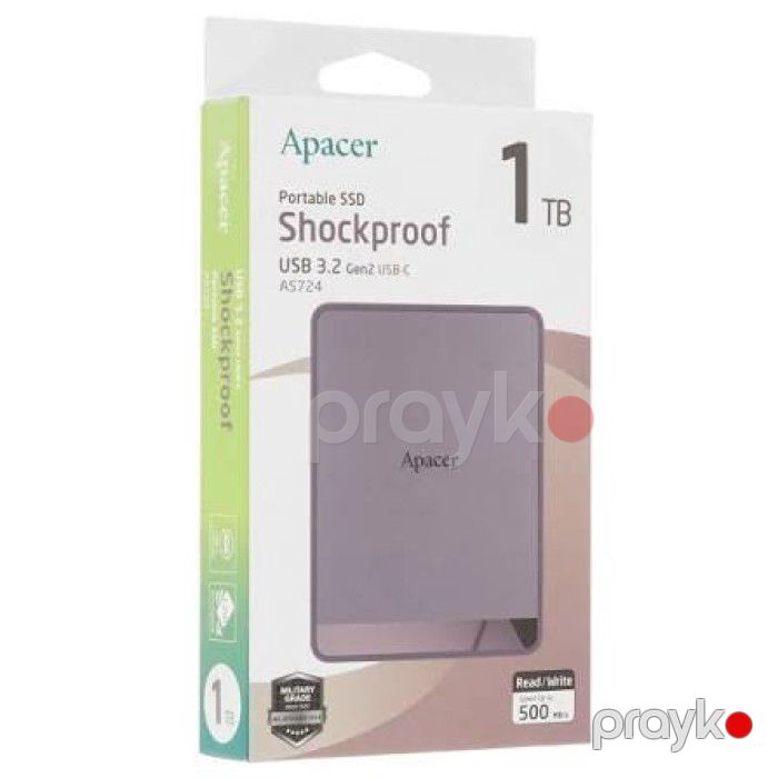 Apacer AS724 1TB AP1TBAS724M-1 Portable SSD USB 3.2 Gen 2 Usb-c – Mauve — Elektronika, Bakı (2)