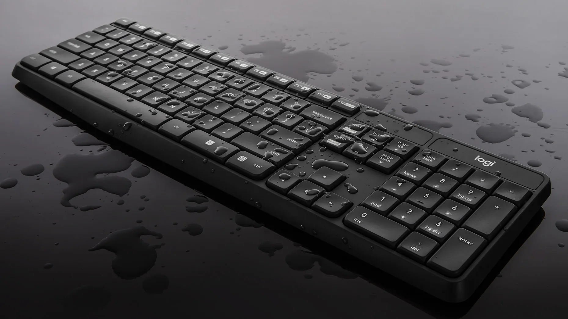 Klaviatura Logitech MK235 Wireless Keyboard and Mouse Combo Grey — Mallar, Bakı (4)