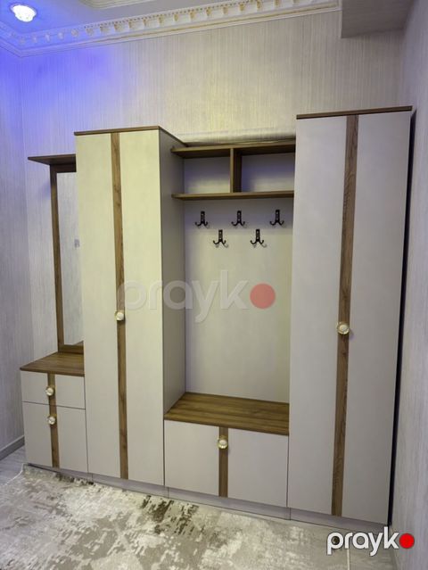 Yeni, 4 qapılı, Güzgülü, Ağ, Açılan, Düz dolab — Bakı
