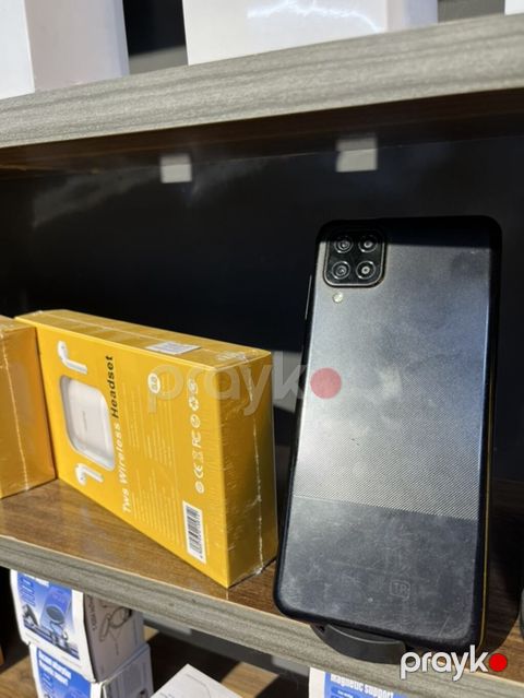 Samsung Galaxy A12, 32 GB, rəng - Qara, Barmaq izi — Xırdalan