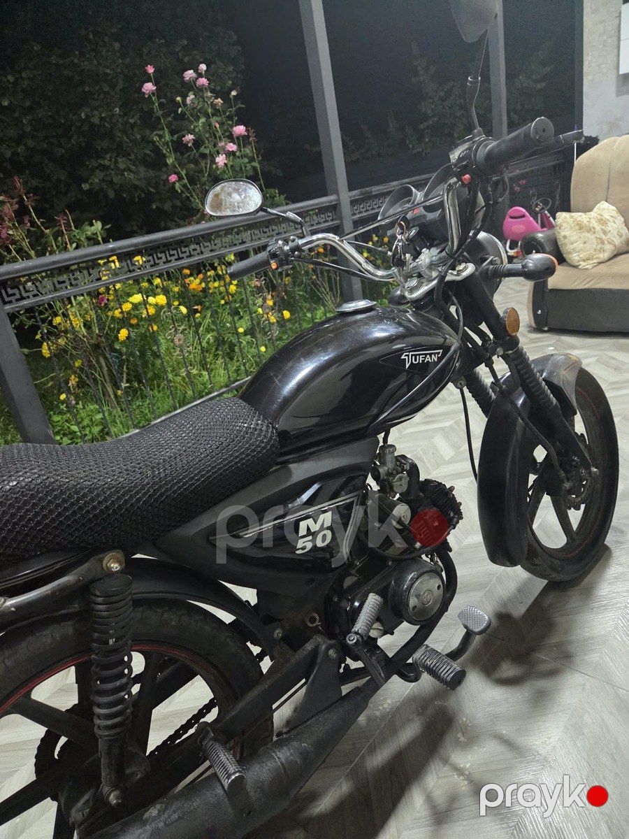 Motosiklet Tufan M50. 2021 il — Motosiklet və mopedlər, Qəbələ (8)