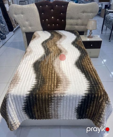 Pled-örtük No brand, Birnəfərlik, 150×200 sm, Dovşan tükü — Bakı