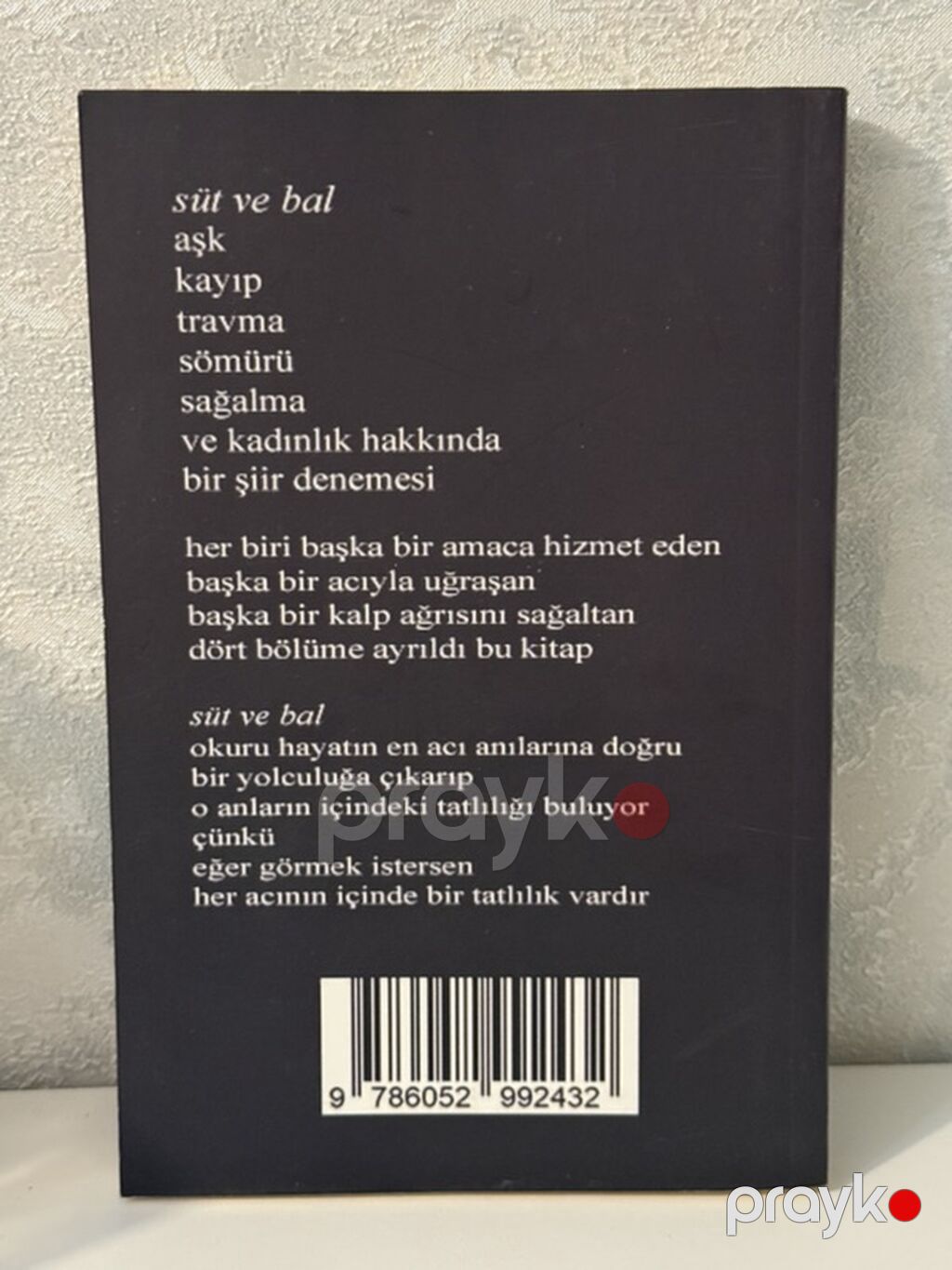 Məhsul: “Süt və bal” — Rupi Kaur Nəşriyyat: Pegasus Dil: Türk dili — Kitablar, Bakı (2)
