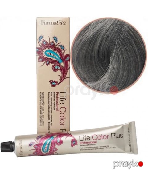 Krem-boya Farmavita Life Color Plus 7.11 Tünd Sarışın Dərin Kül 100 ml — Bakı