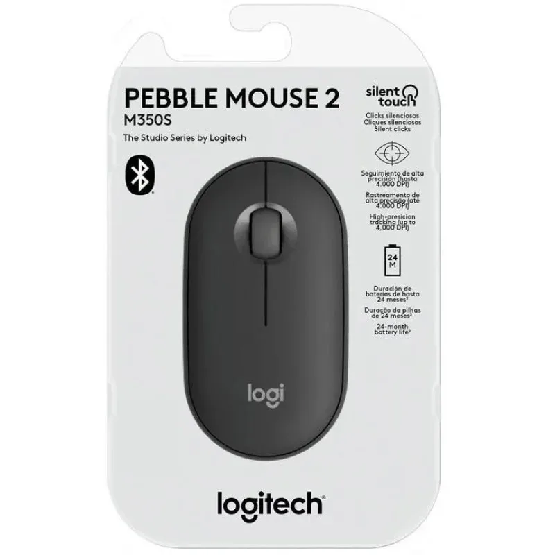 Logitech Pebble Mouse 2 M350s Tonal Graphite — Mallar, Bakı (5)