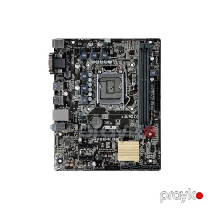 ASUS H110M-K 90MB0PH0-M0EAY0 Intel H110 LGA1151 DDR4 microATX Ana Plata — Elektronika, Bakı (3)