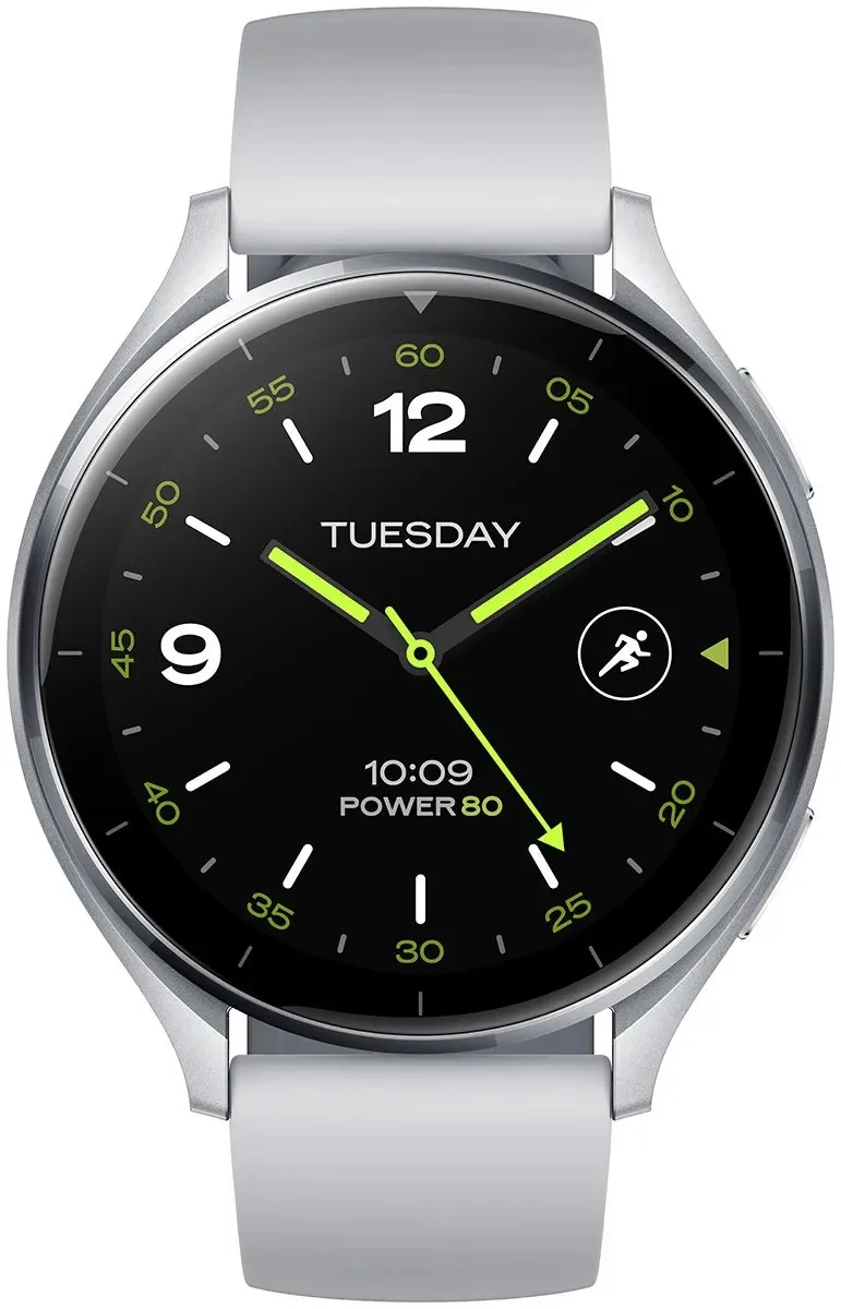 Smart saat Xiaomi Watch 2 Silver Case With Gray TPU Strap — Bakı