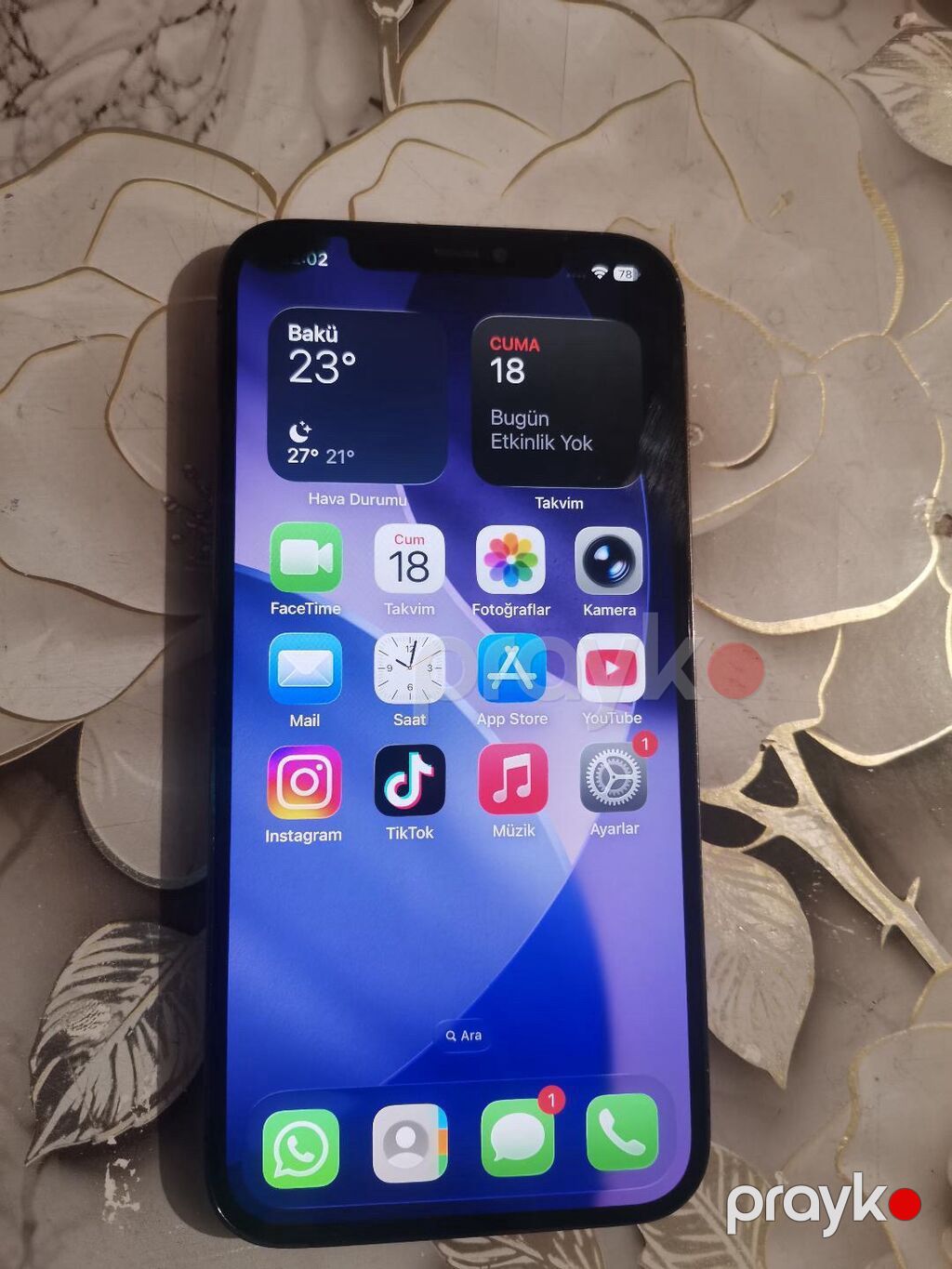 IPhone 12 Pro Max, 128 GB, Black Titanium, Face ID — Apple iPhone, Bakı (3)
