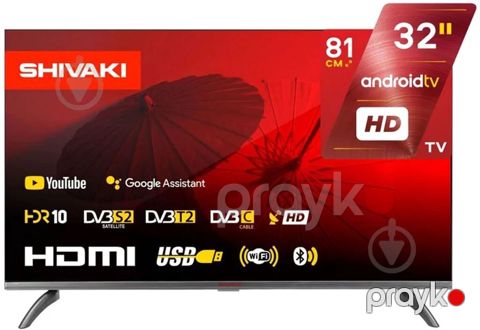 Yeni Televizor Shivaki 32" HD (1366x768), Ünvandan götürmə, Pulsuz çatdırılma, Ödənişli çatdırılma — Bakı