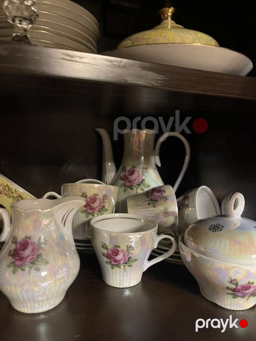 Çay dəsti, rəng - Ağ, Farfor, Almaniya — Süfrə qabı, Bakı (2)