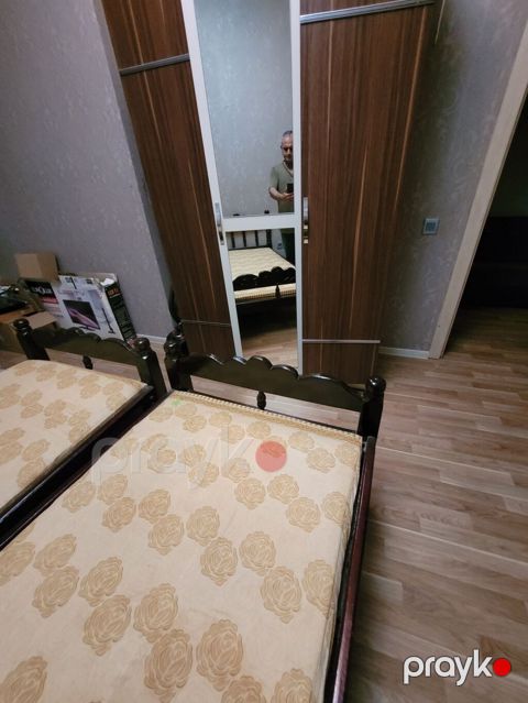 İşlənmiş, İkinəfərlik çarpayı, Bazasız, Matras ilə, Siyirməsiz — Gəncə