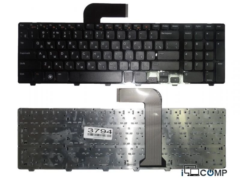 Dell Inspiron N7110, N5720, N7720, Vostro 3750, XPS 17 L702x seriyası üçün noutbuk klaviaturası — Bakı