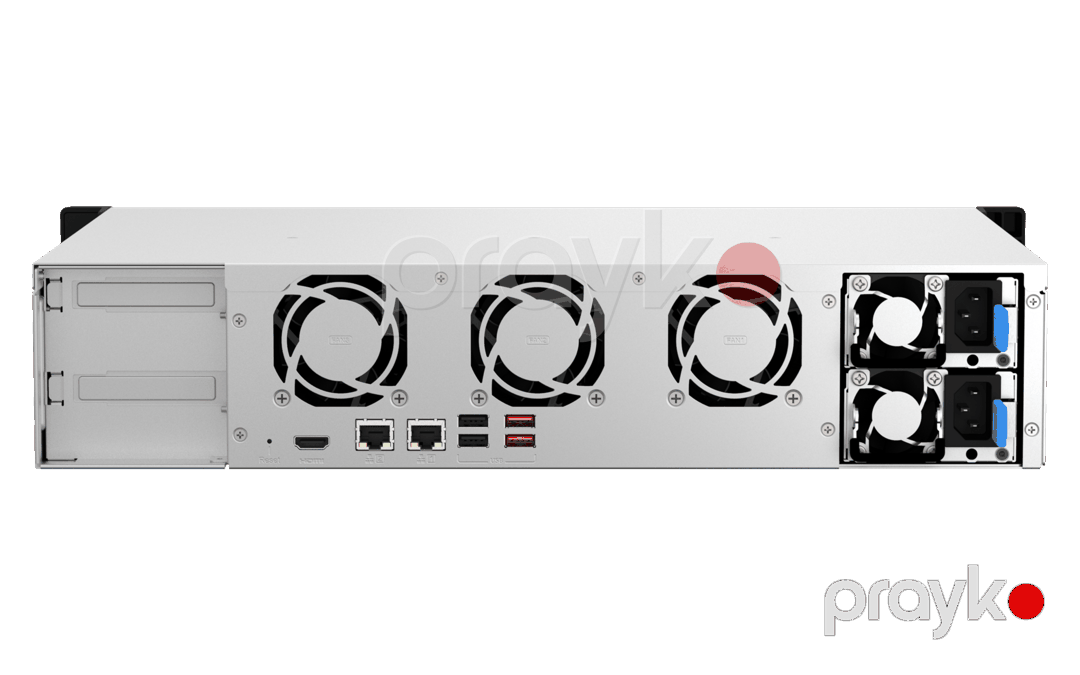 Qnap 8-Bay 2U Short Depth Rackmount NAS Intel Celeron 8GB 2.5GbE EU Edition-(TS-864eU-RP-8G) — Şəbəkə və server avadanlığı, Bakı (2)
