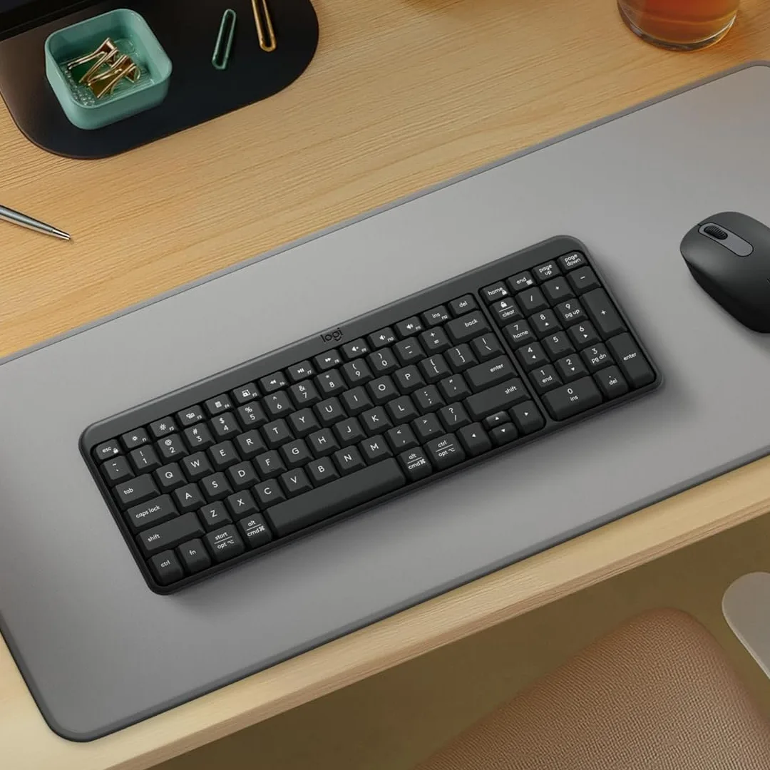 Logitech K250 Compact Bluetooth Keyboard Graphite — Mallar, Bakı (5)