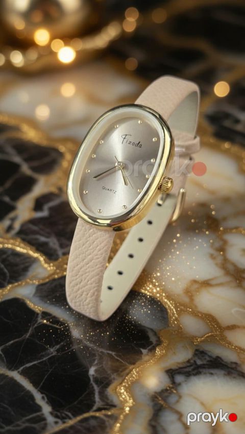 Qadın qol saatı ML_3003 Beige/Gold/Beige — Bakı