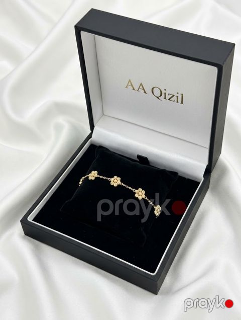 Zinət qolbağı AA qizil, qızıl 585 əyar — Bakı
