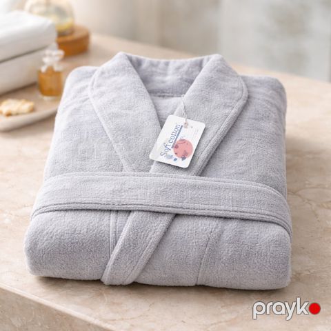 Qadınlar üçün hamam xələti 2039393, boz, pambıq, ölçü XL — Bakı