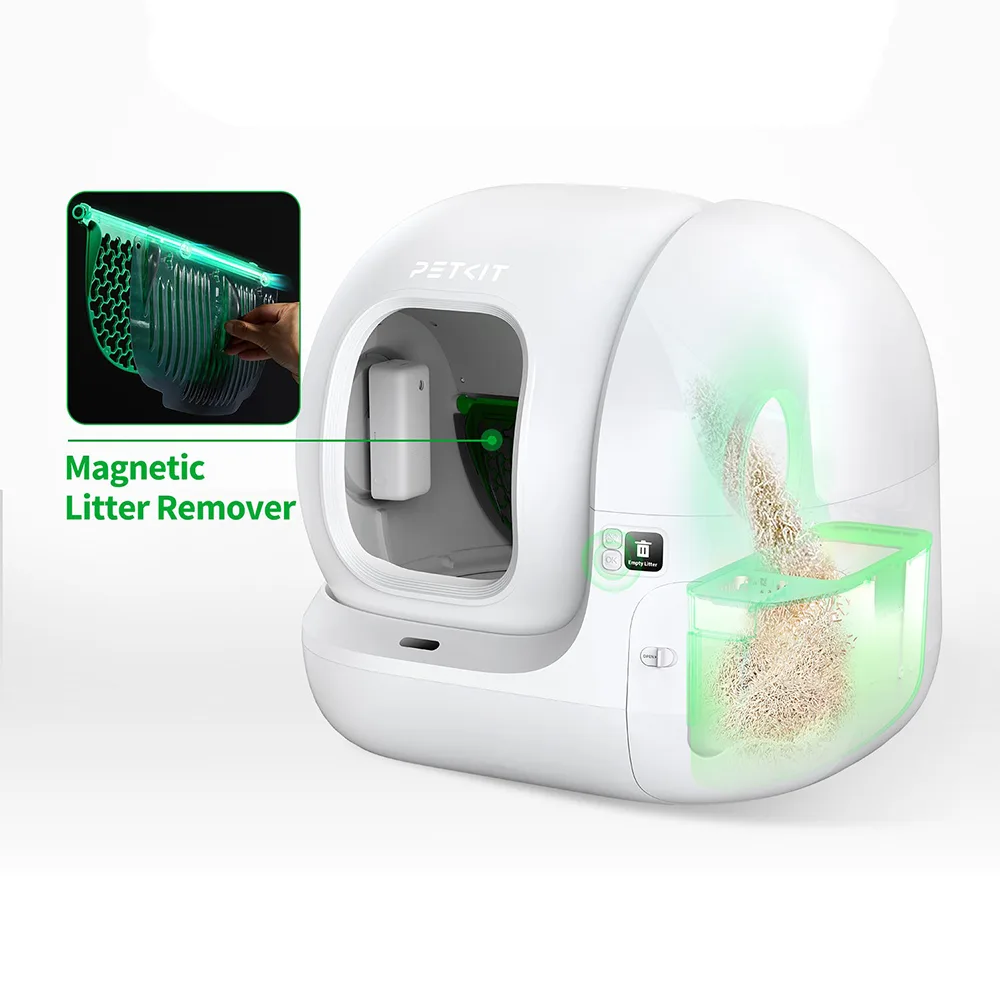Petkit Pura Max 2 Self-cleaning Cat litter Green*1 + Magnetic Cat (P99022) — Mallar, Bakı (4)