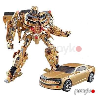 Transformer 2966-21 (334-5), yüksək keyfiyyətli plastik və metal, qızıl rəngli detallı, maşın və robot rejimi, 19 sm/41 sm, 6+ yaş - 2966-21 334-5 — Bakı
