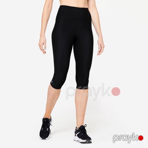 Qadınlar üçün leqqins Decathlon 8614950, qara, poliester/elastan, ölçü L — Bakı
