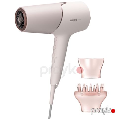 Philips BHD530/00 Fen – 2300W, İonizasiya, Diffuzor, 4 Rejim, Çəhrayı — Bakı