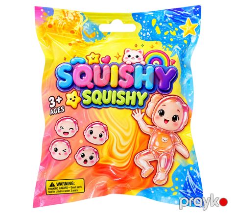 Antistress oyuncaq, 3+ yaş, Jelly Squish, Rəngbərəng — Bakı
