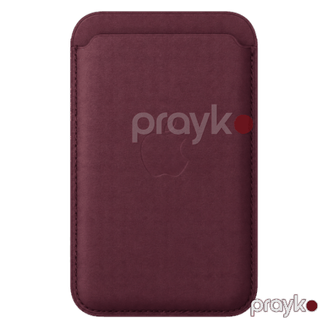 Apple IPhone Wallet with MagSafe FineWoven MK9H4ZM Burgundy — Bakı