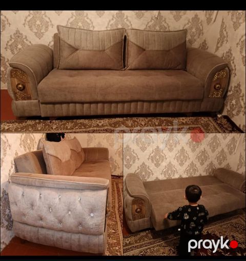 Divan-kravat, İşlənmiş, Açılan, Bazalı, Parça, Çatdırılma yoxdur — Bakı