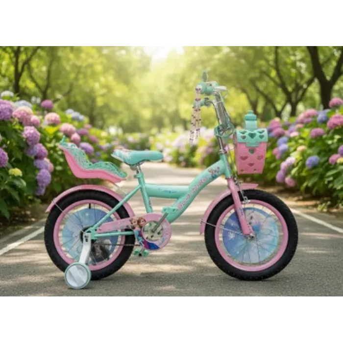 Uşaq Velosipedi ABC 16" Çəhrayı/Bənövşəyi Kombinasiyalı — Bakı