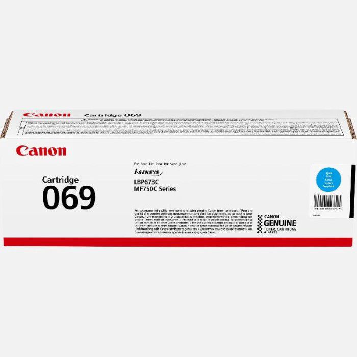 Canon Cartridge 069 5093C002 Cyan Mavi Toner Kartrici — Elektronika, Bakı