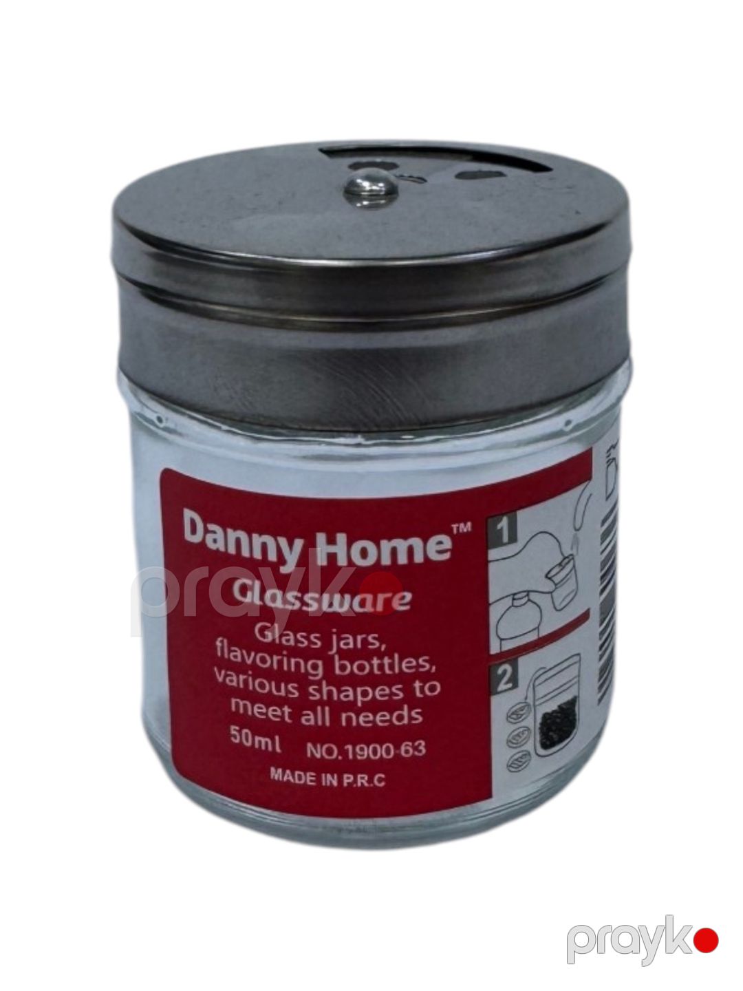 Duz qabı Danny Home, metal/paslanmayan polad, şəffaf/gümüşü, 50 ml — Mallar, Bakı (2)