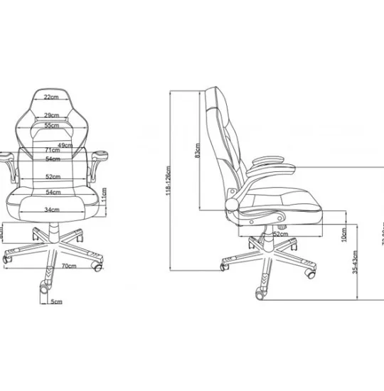 Kompüter oturacaqları 2E Gaming Chair — Mallar, Bakı (2)