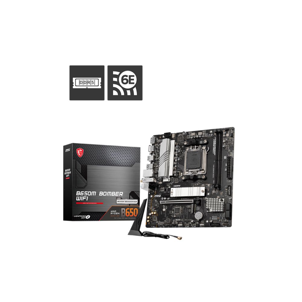 Dəst: crucıal 32GB (2×16GB) DDR5-560 + msı B650M bomber wıfı — Komponentlər, Bakı (3)