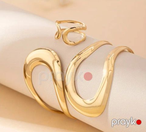 Bijuteriya dəsti qolbaq və üzük 0222 — Bakı