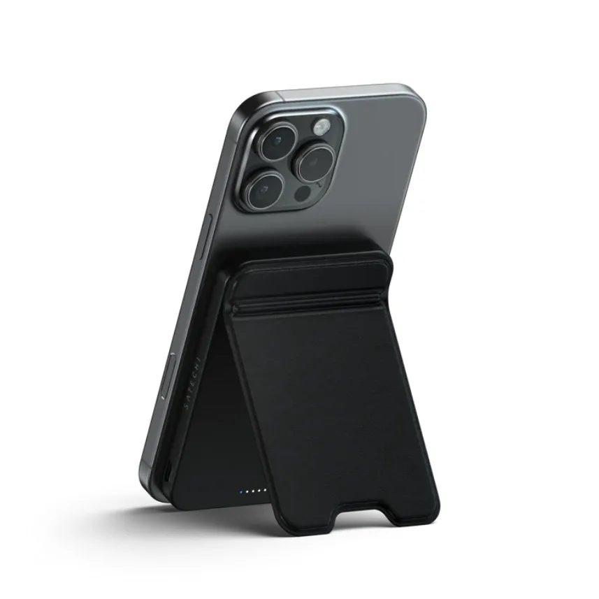 Power bank Satechi Qi2 5K Magnetic with Stand Black — Bakı