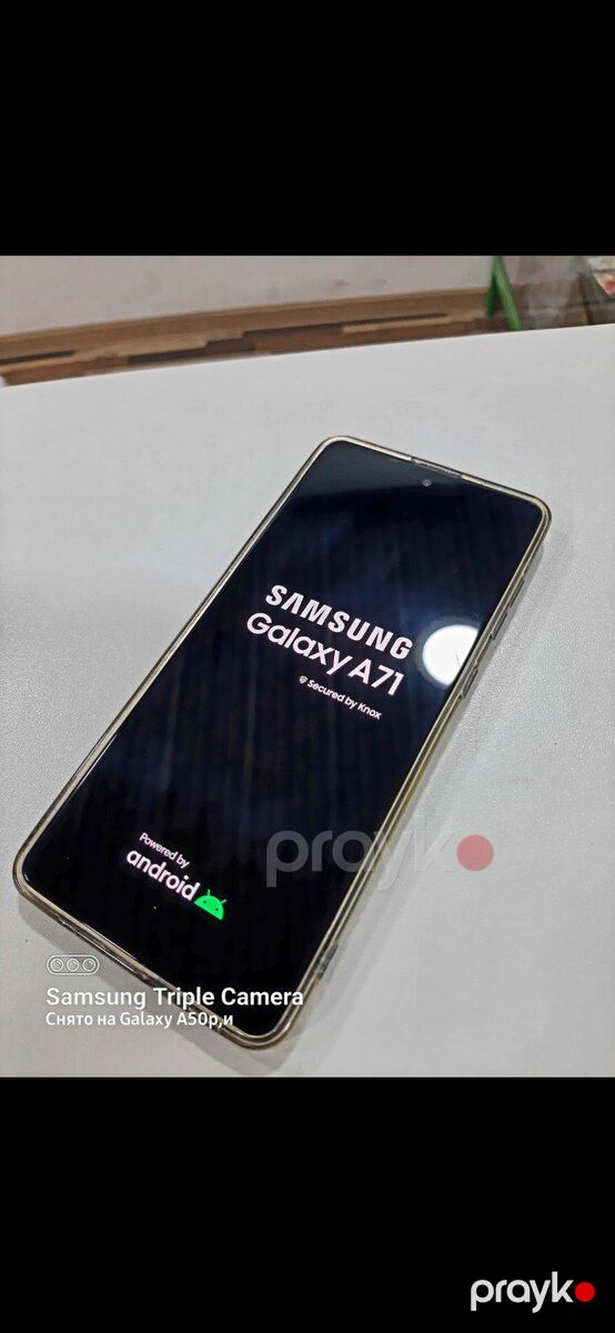 Samsung Galaxy A71 Prism Crush Black 128GB/8GB — Smartfonlar, Bakı (2)