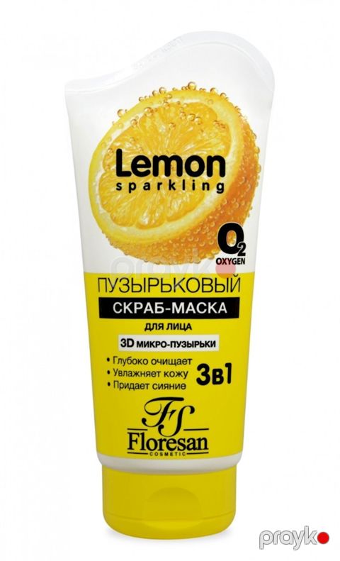 Üz üçün skrab-maska Floresan Cosmetic Lemon Sparkling 150 ml — Bakı