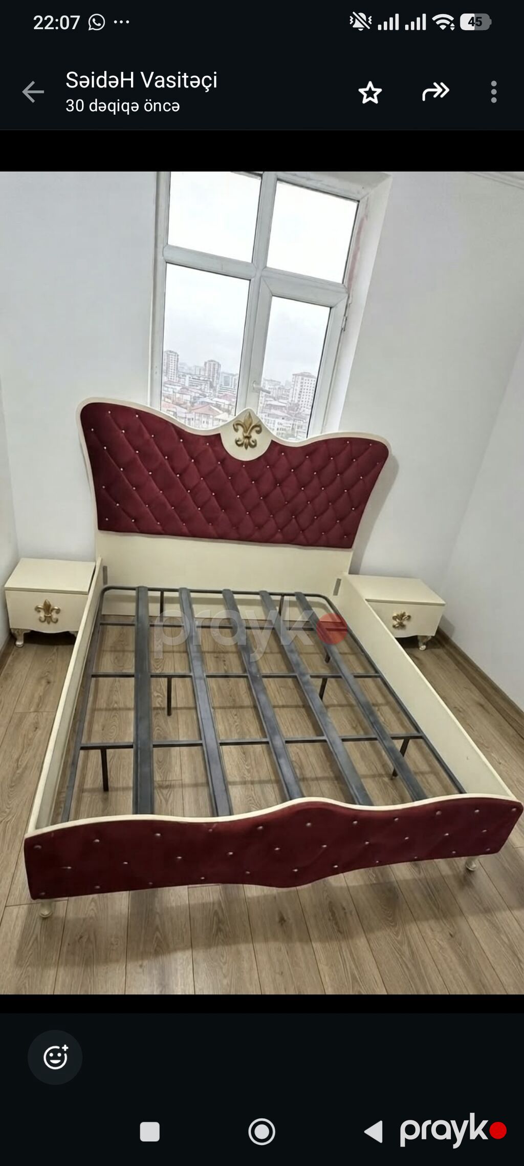 Yataq desti 670 manat.Catdirilma qurasdirilma odenisle.Olcu dolab E — Yataq otağı mobilya dəstləri, Bakı (8)