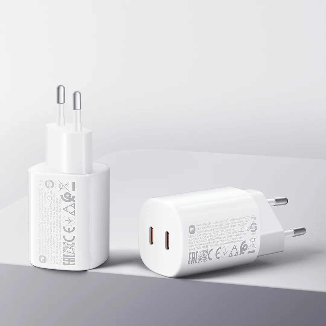Xiaomi 45W Nano Turbo Charging Power Adapter (2-Port) EU — Mallar, Bakı (3)