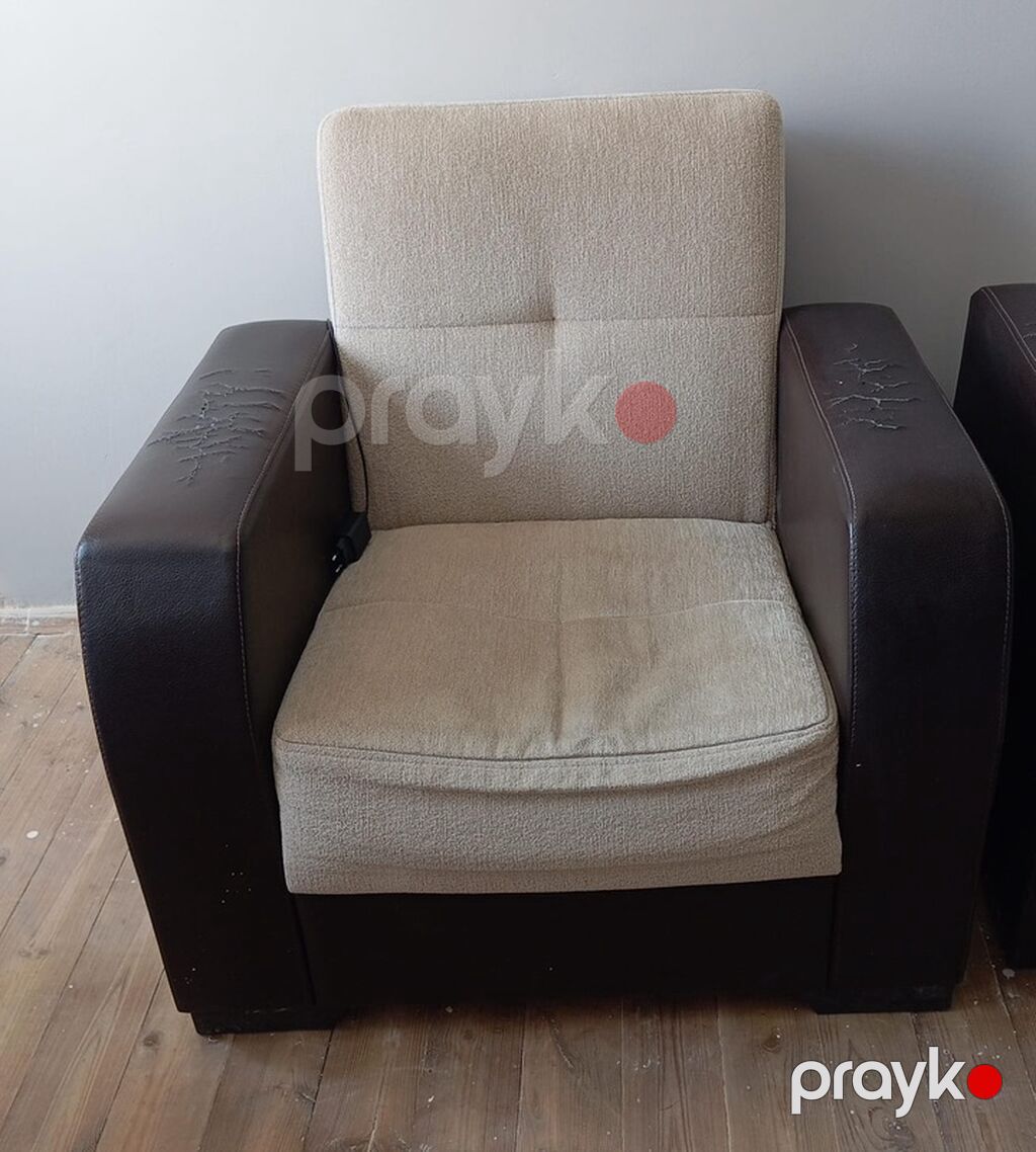 Köşe dəsti – divan + 2 kreslo - Tərkib: 1 ədəd üçnəfərlik divan və 2 — Yumşaq mobilya dəstləri, Bakı (4)