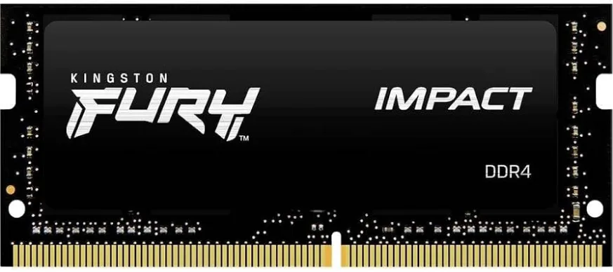Yaddaş kartı Kingston Fury Impact 8GB 3200MT/s DDR4 CL20 Sodımm — Yaddaş kartları, Bakı (2)