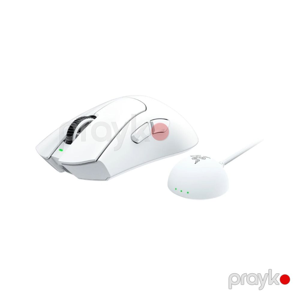 Razer Mouse DeathAdder V4 Pro Gen-2, RGB, Usb-a/wl/bt, white (RZ01-05330200-R3G1) — Klaviaturalar və siçanlar, Bakı (2)