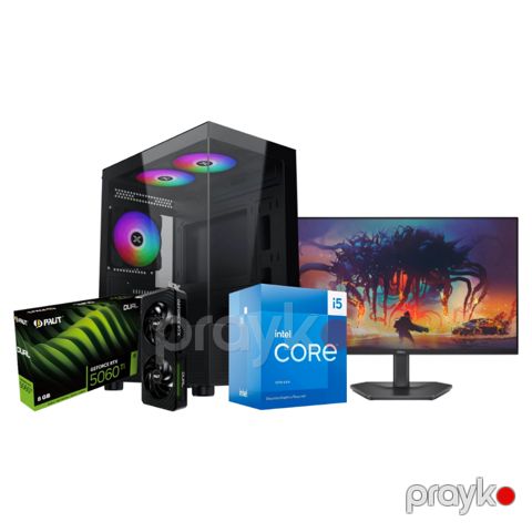 Aero Blade Gaming PC – RTX 5060Ti, i5-13400F, Dell 200Hz (CUSTOM-PC-005) — Bakı