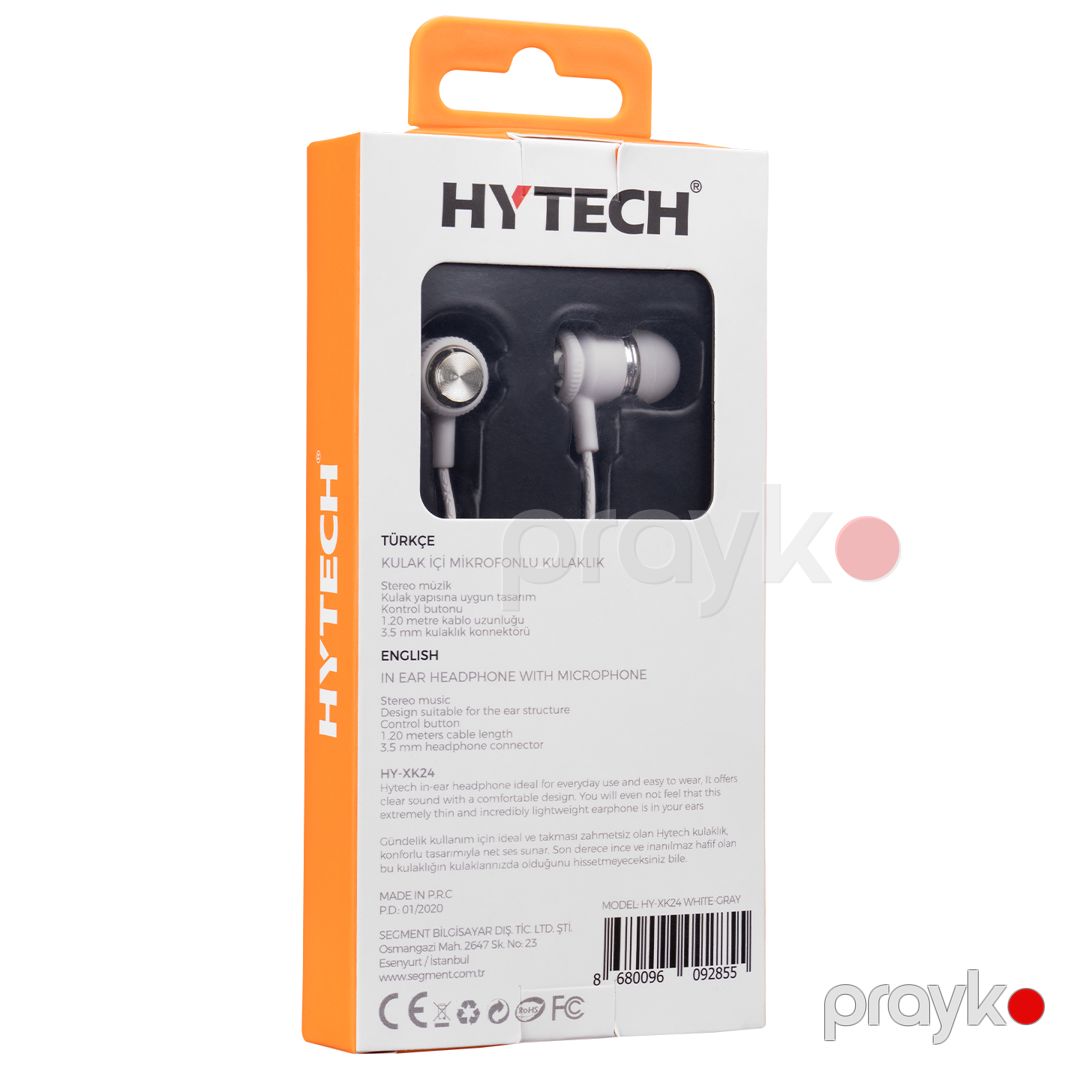 Hytech XK24 Mikrofonlu-Qulaqlıq (HY-XK24 White-Gray) — Dinamiklər və akustik sistemlər, Bakı (2)