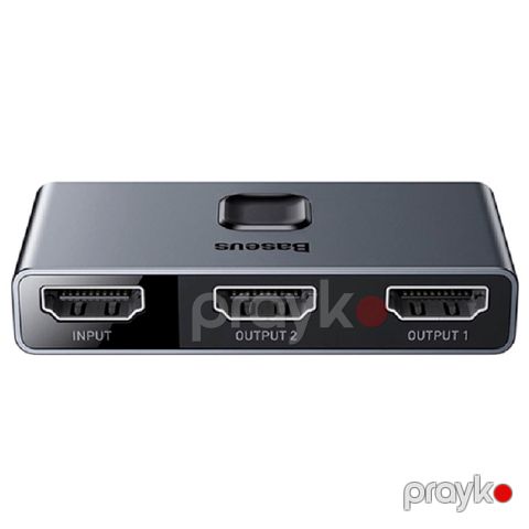 Baseus Matrix CAHUB-BC0G 4K HDMI Bidirectional Switcher Space Gray — Bakı