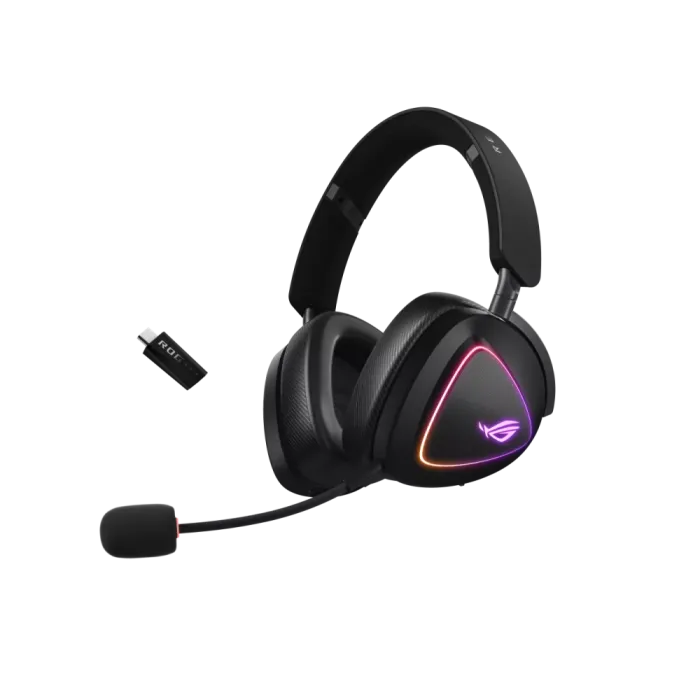 ASUS ROG Delta II Simsiz Gaming Qulaqlıq Tri-Mode RGB — Bakı
