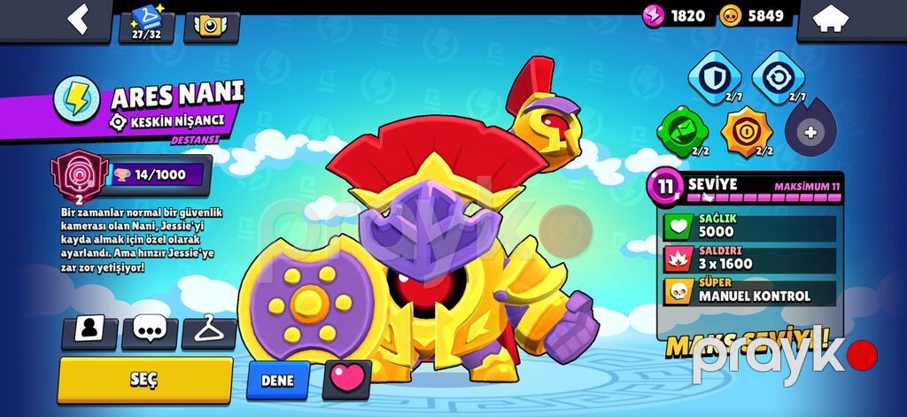 Brawl Stars hesabında nadir və tematik skinlər toplusu - Buz — Digər, Lənkəran (3)