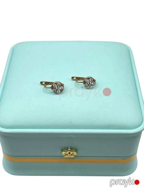 Uşaqlar üçün sırğa goldkids15620, qızıl 585 əyar No Brand — Bakı